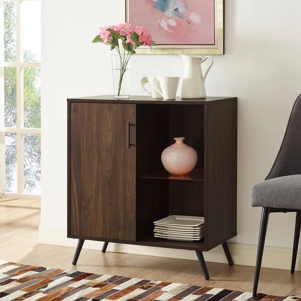 Carson Carrington Esbo 30-Inch Accent Cabinet - Dark Walnut