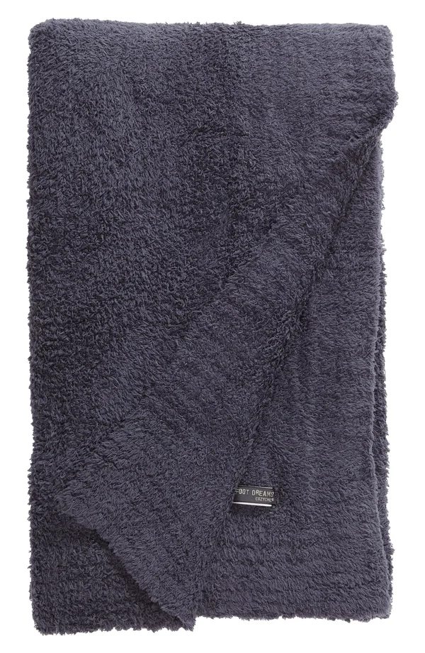 Barefoot Dreams CozyChic Throw Blanket - Size One Size - Blue