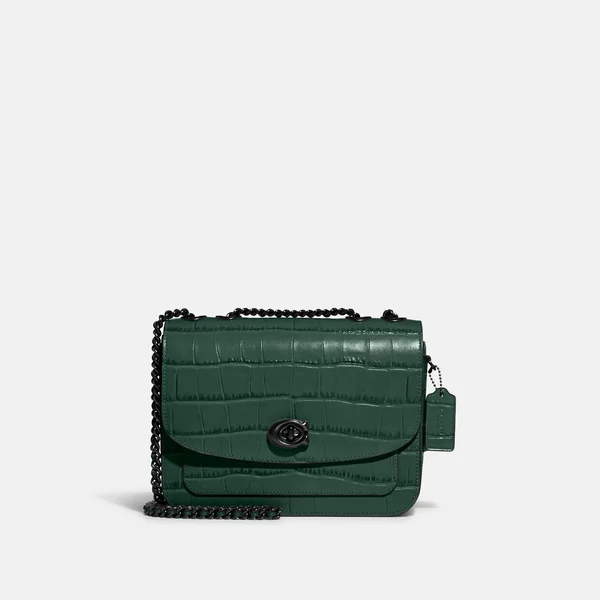 Coach Madison Shoulder Bag - Women's Purses - Pewter/everglade