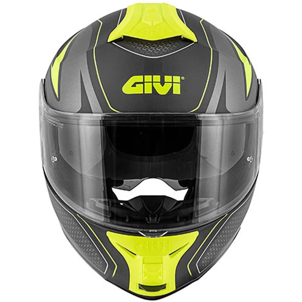 Givi X.21 Challenger Shiver Helmet, black-yellow, Size L