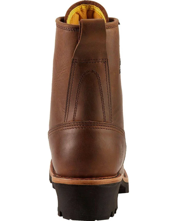 Chippewa Men's Bay Apache 8 in. Waterproof Logger Boots - 73100, Brown