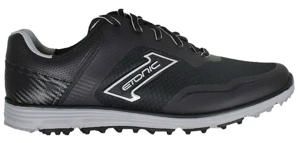 Etonic Stabilite Sport Golf Shoes Mens Spikeless Black/Gray - Size 7 Medium