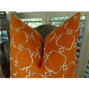Plutus Fresh Mango Handmade Throw Pillow, Double Sided
