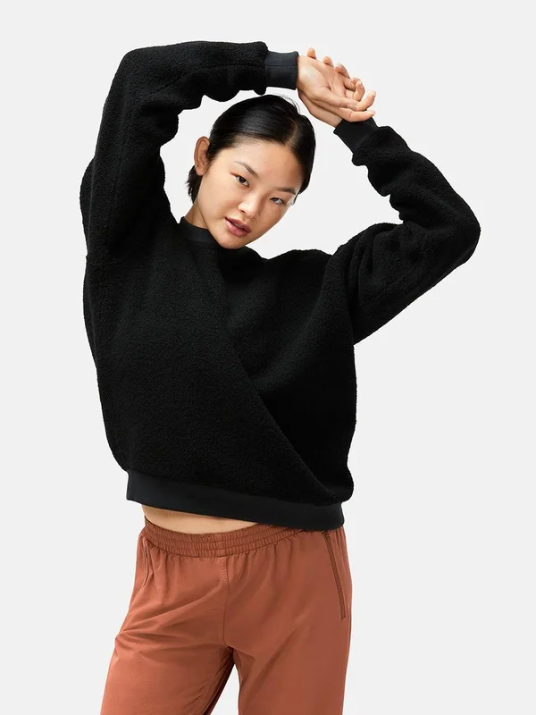 MegaFleece Sweatshirt in Black - Outdoor Voices