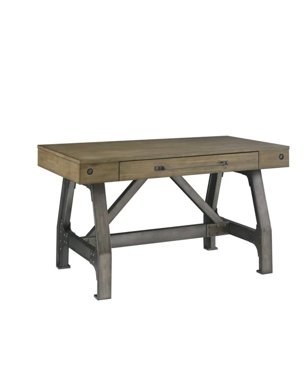 INK+IVY Lancaster Desk, Oak/Silver