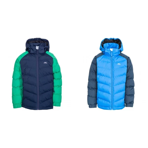 Trespass Childrens Boys Sidespin Waterproof Padded Jacket, 5/6 Years, Sandstone