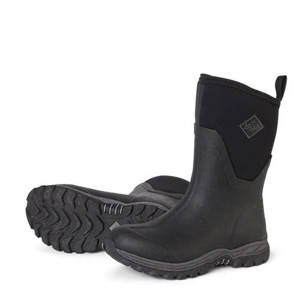 Women's Muck Boots Arctic Sport II Mid Calf Boot, Adult, Size: 11, Black/Moss