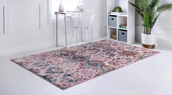 Unique Loom Brewton Sumter Area Rug (4& 0 x 6& 0 - Pink)