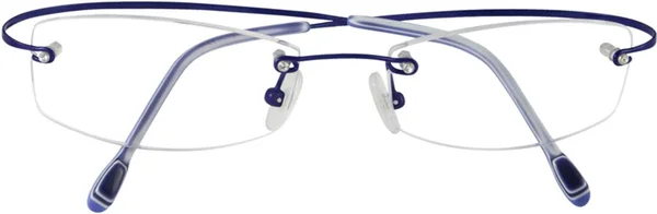 Zenni Women's Lightweight Rimless Prescription Glasses Titanium Frame