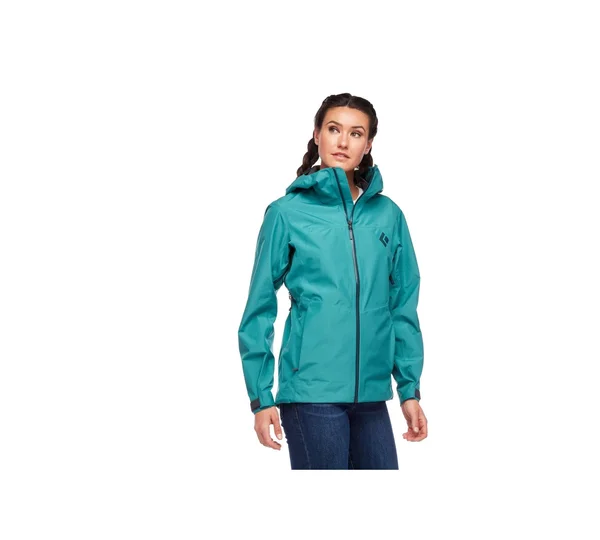 Black Diamond Liquid Point Shell Jacket - Women's Meadow Green - Xs