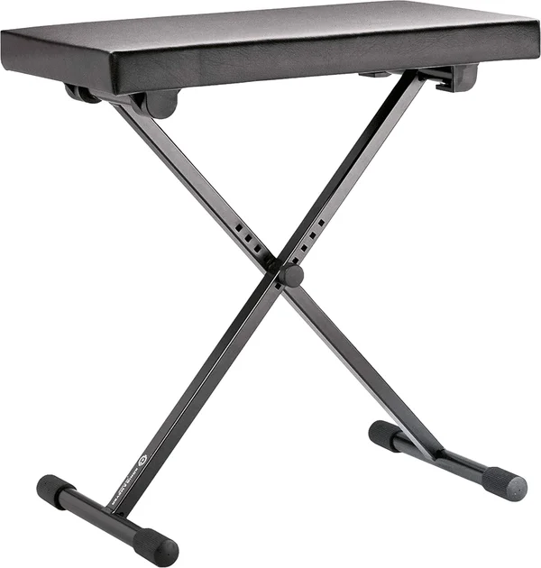 Ku0026M 14065.000.55 Keyboard Bench Leather, Black