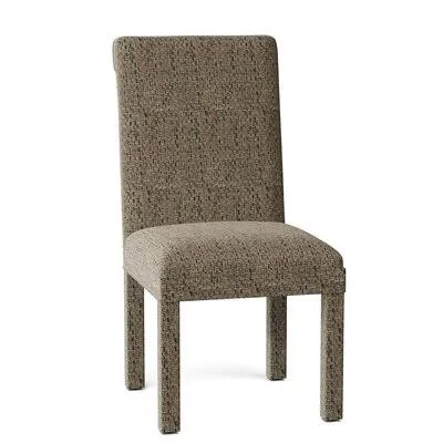 Moffatt Upholstered Parsons Chair Winston Porter Body Fabric: Audrey Taupe