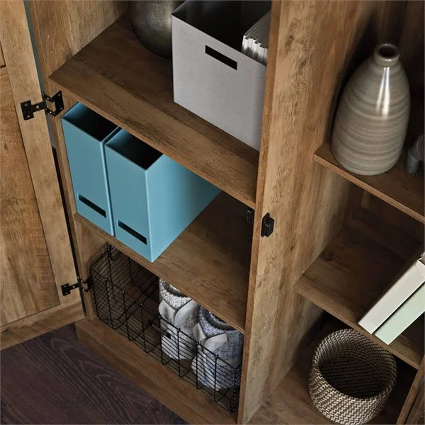 Rural Pine Two-Door Swing Out Storage Cabinet - Sauder 427959