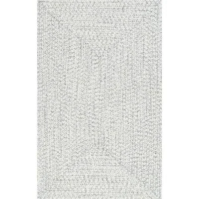 Moser Hand Braided Ivory Rug Wade Logan Rug Size: Rectangle 12& x 15&