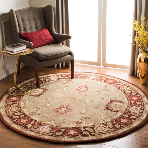 Safavieh 3& x 5& Anatolia AN556F Red - Sage Rug