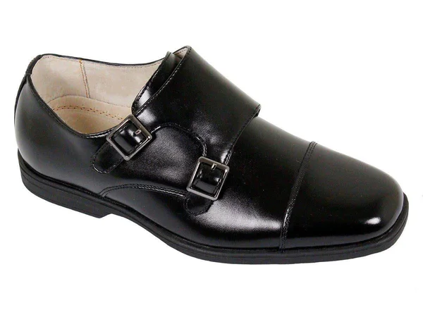 Florsheim Boys Reveal Double Monk Jr. Black Oxford - 3.5
