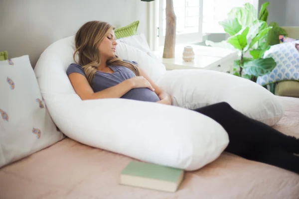 Leachco Back &n Belly Bliss Flexible Contoured Body Pillow - Beige