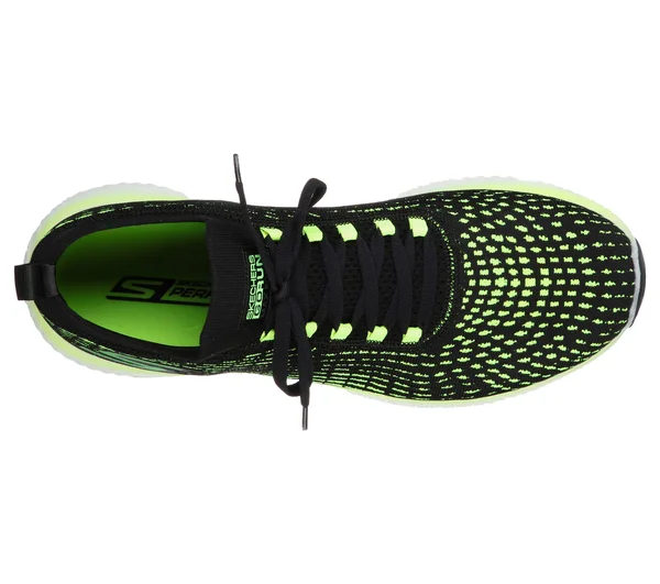 Skechers Men's Max Road 4 - Black/Lime, 12