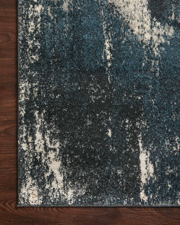 Loloi II Spirit SPI-04 Indigo Ivory Rug - 9 ft 4 in x 13 ft