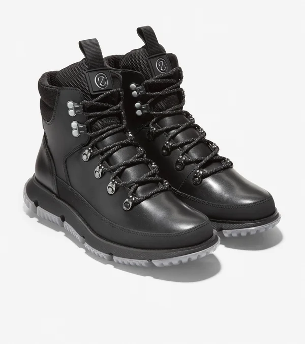 Cole Haan 4.Zerogrand Hiker WP Men's Boots 9416159 - 9.5 W - Wide - Black