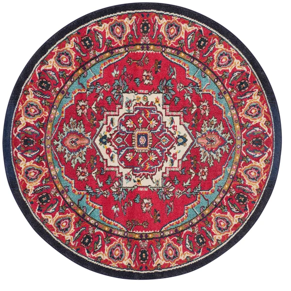 Safavieh Monaco Rug MNC207 Red, Turquoise, 2& 2x22 x 8& 0x22