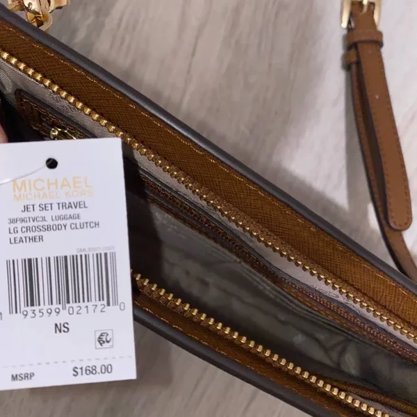 Michael Michael Kors Jet Set Travel Crossbody Clutch Luggage