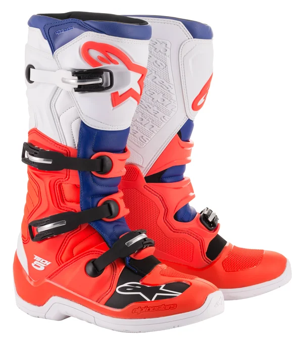 Alpinestars Tech 5 Boots (12, Red/Blue/White)