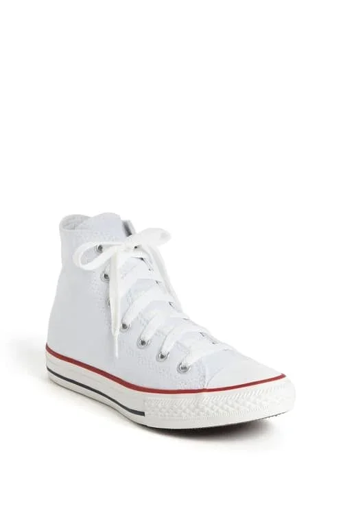 Kid's Converse Chuck Taylor All Star High Top Sneaker, Size 7 M - White