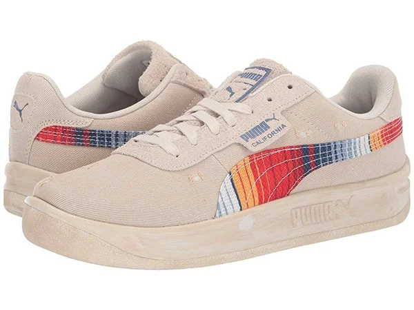 Puma California Vintage Sneakers - 9 - Birch/Blue Indigo
