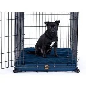 Gorilla Dog Beds Dura-Vel Orthopedic Dog Crate Pad - Navy, X-Small