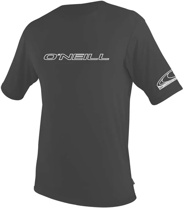 O&Neill Men's Basic Skins Slim Fit Rash Tee XLT Graphite (3402IS)