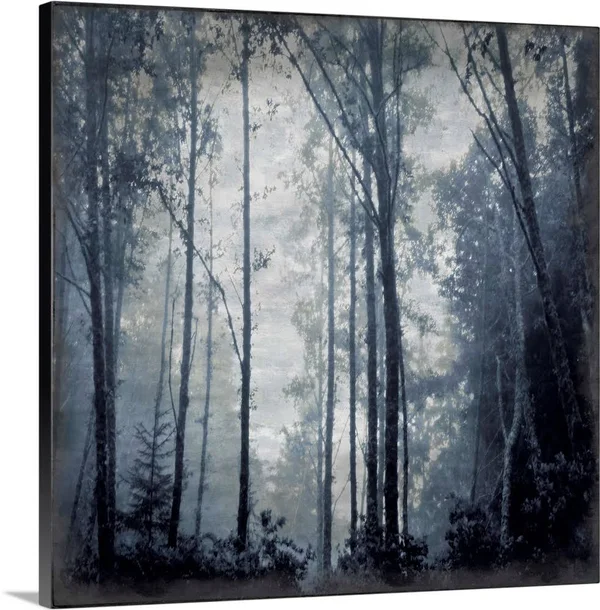Forest Indigo - Canvas Wall Art, 20x20, Great Big Canvas