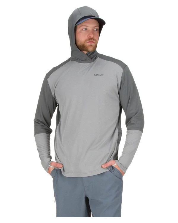Simms Solarflex Plus Hoody L, Granite