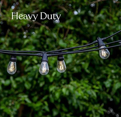 Ambience Pro Solar 1W - Waterproof LED Outdoor Solar String Lights - 27 ft