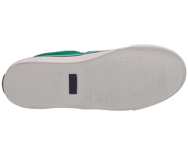 Polo Ralph Lauren Harpoon Men's Shoes Green Washed Canvas : 15 D
