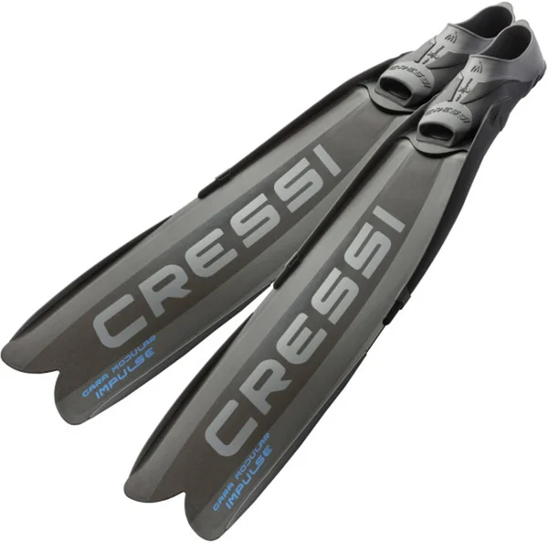 Cressi Gara Modular Impulse Full Foot Pocket, Size: 36/37, Black