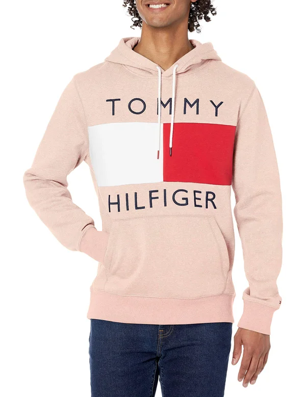 Tommy Hilfiger Men's Quinn Hoodie - Rose Heather