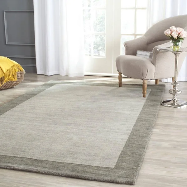 Safavieh Himalaya HIM580B Light Grey, Dark Grey Rug 2&-3x22 x 20& Runner