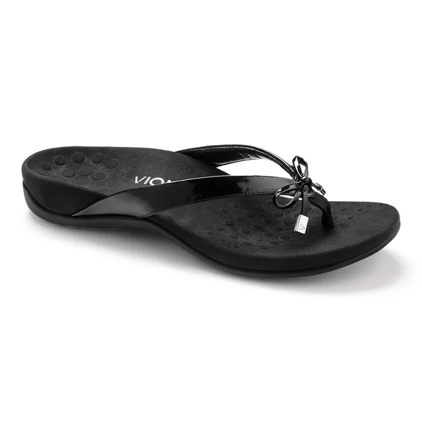 Vionic Women's Rest BELLAII Toepost Sandal Black 9M US