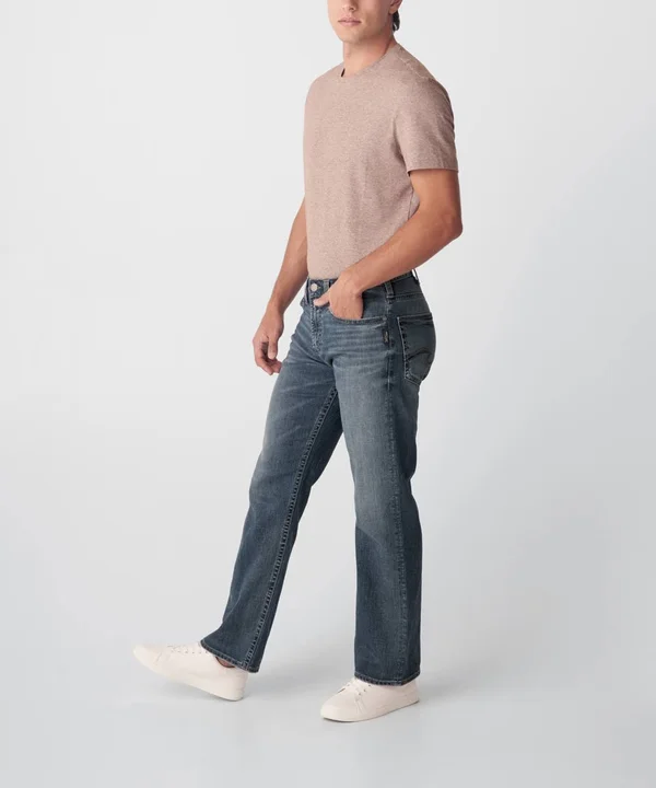 Silver Jeans Co. Men's Zac Relaxed Fit Straight Leg Jeans