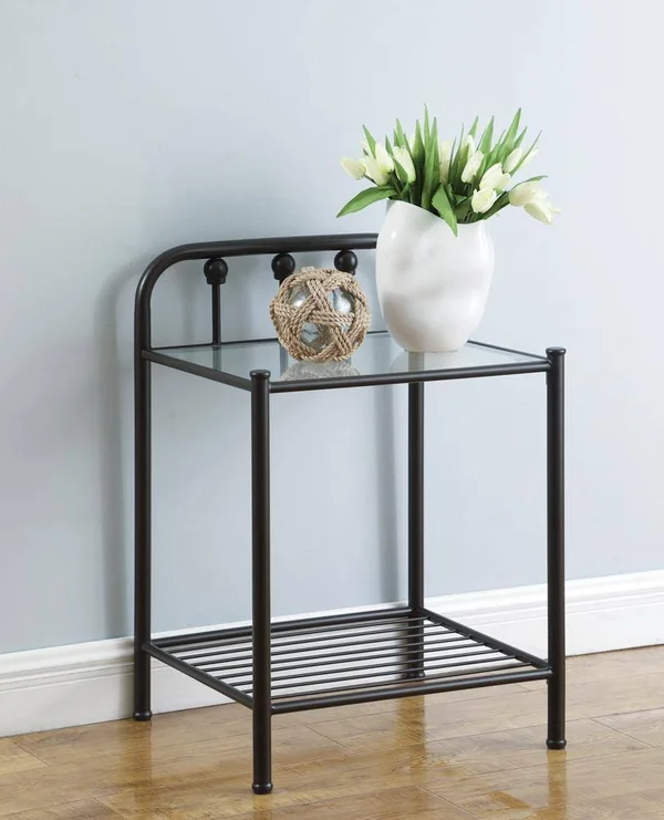 Coaster Livingston Metal Bed Queen Dark Bronze