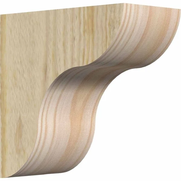 4x22W x 8x22D x 8x22H Carmel Rough Sawn Corbel - Douglas Fir