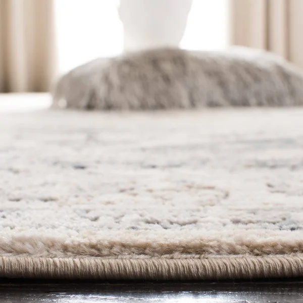 Safavieh Oregon Rug Collection ORE868A - Ivory, Blue - 4& x 6&