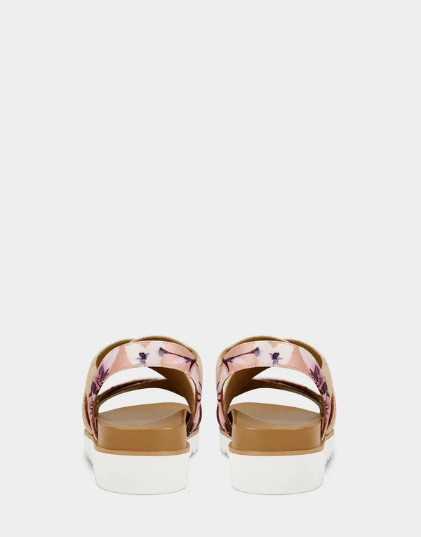 Aerosoles Kings Park Platform Sandal - Pink Floral