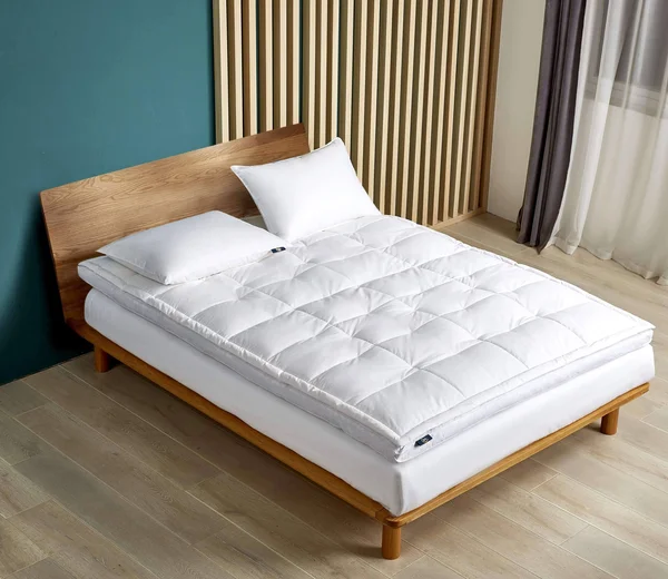 Serta 2x22 Feather and Down Fiber Top Featherbed - Queen - White