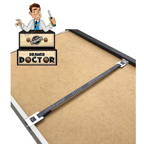 Drawer Doctor (6Pack -Mend Broken Buckled Fix A Drawer in Minutes, 6X Kit