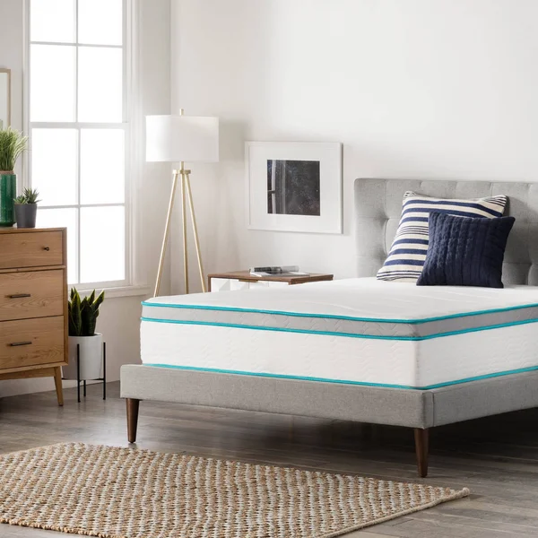 Linenspa Essentials 12" Gel Hybrid - Twin Mattress in A Box