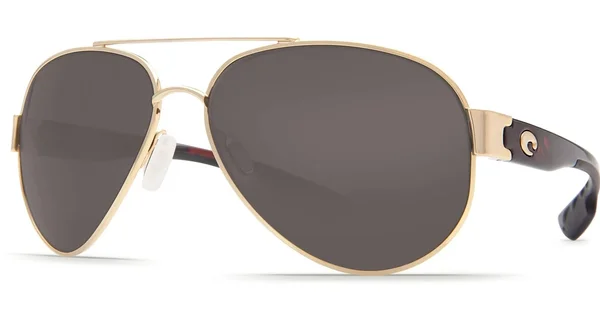 Costa Del Mar South Point Gunmetal Crystal Temples Sunglasses Blue Lens 580G