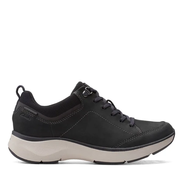 Clarks Womens Wave 2.0 Lace. Black Combination Size 9.5