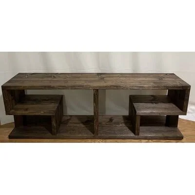 24x22 H x 60x22 W x 10x22 D LBL Console Table Loon Peak Color: Golden Pecan